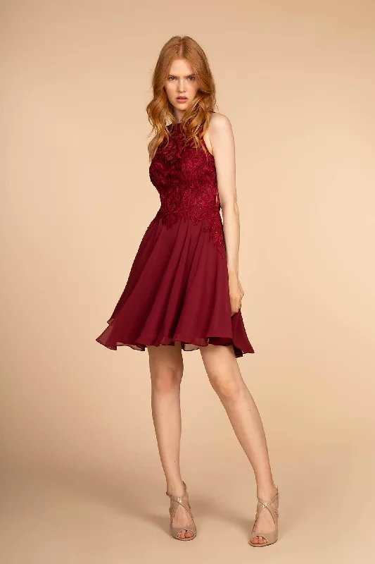 Maternity dress for a baby's first bus ride Short Prom Chiffon Dress Formal