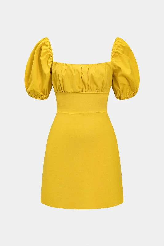 Satin mini dresses for a luxurious feel Ruched Backless Tie-Back Short Sleeve Mini Dress Satin mini dresses for a luxurious feel Ruched Backless Tie-Back Short Sleeve Mini Dress
