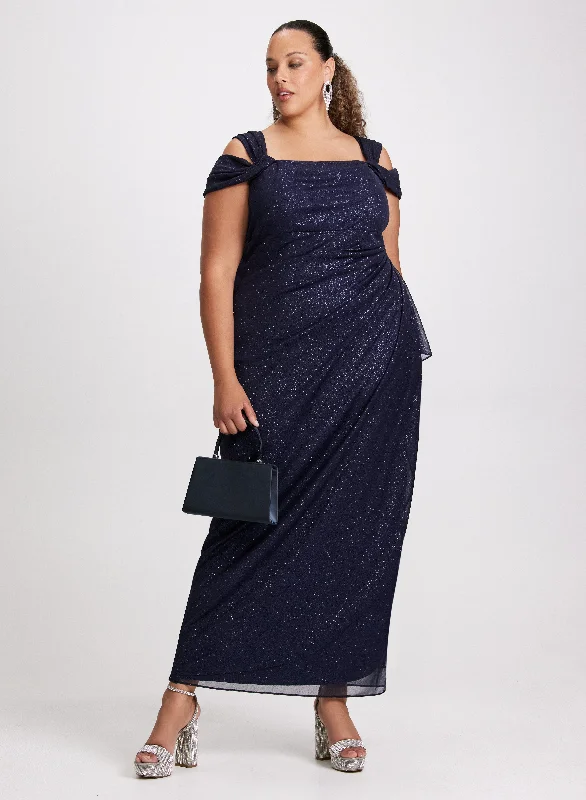 Midi dresses with ruched sleeves for a more fitted and stylish arm look Cold Shoulder Empire Waist Dress Midi dresses with ruched sleeves for a more fitted and stylish arm look Cold Shoulder Empire Waist Dress