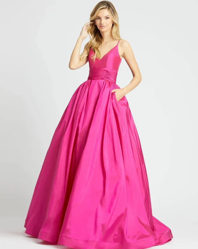 Maternity dress with pockets for convenience Mac Duggal 67691 Long Prom Spaghetti Strap Ball Gown Maternity dress with pockets for convenience Mac Duggal 67691 Long Prom Spaghetti Strap Ball Gown