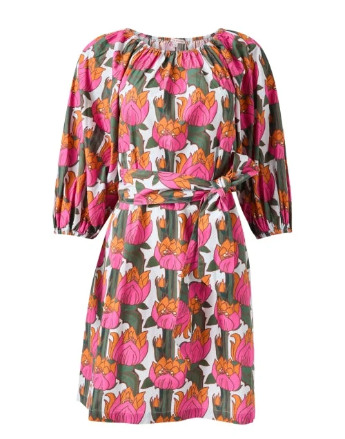 Everyday T - shirt Dress for Teens with Graphic Prints Bliss Multi Floral Print Cotton Dress Everyday T - shirt Dress for Teens with Graphic Prints Bliss Multi Floral Print Cotton Dress