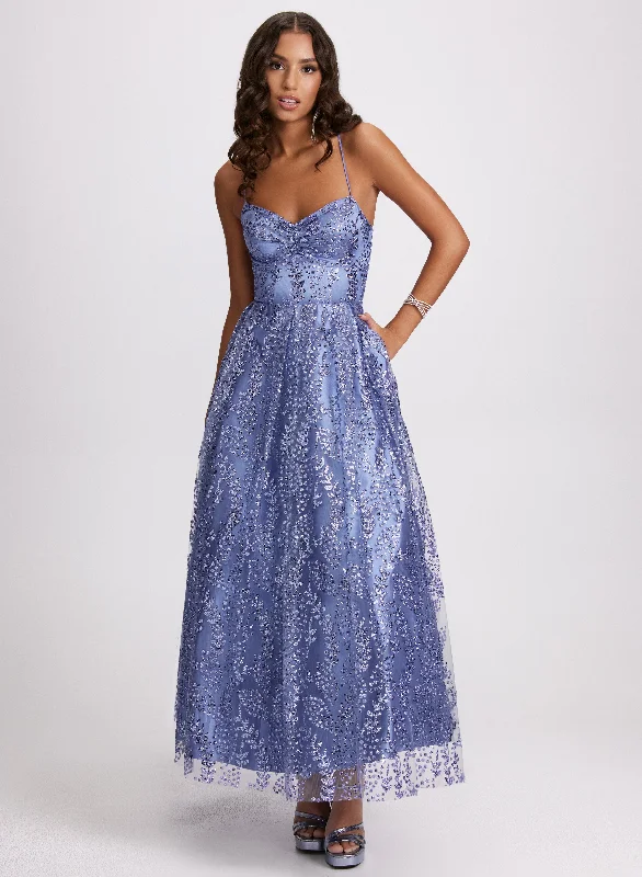 Midi dresses with mesh inserts for a trendy and breathable option Corset-Style Sequin Detail Dress Midi dresses with mesh inserts for a trendy and breathable option Corset-Style Sequin Detail Dress