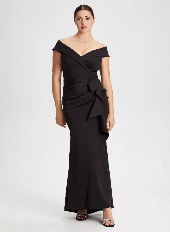 Midi dresses with embroidered accents for a unique and detailed design Wrap Style Mermaid Dress Midi dresses with embroidered accents for a unique and detailed design Wrap Style Mermaid Dress