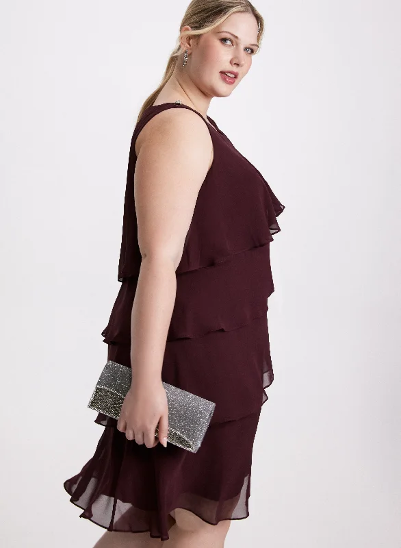 Maxi - inspired midi dresses with flowing fabrics for a beachy vibe Tulip Tiered Dress Maxi - inspired midi dresses with flowing fabrics for a beachy vibe Tulip Tiered Dress