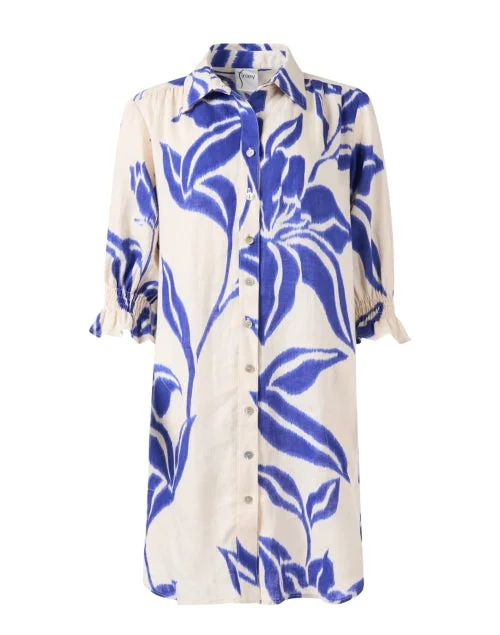 Everyday Dress with Beaded Embellishments for a Luxurious Look Everyday Dress with Strapless Design for a Glamorous Look Miller Beige and Blue Batik Print Linen Dress Everyday Dress with Beaded Embellishments for a Luxurious Look Everyday Dress with Strapless Design for a Glamorous Look Miller Beige and Blue Batik Print Linen Dress