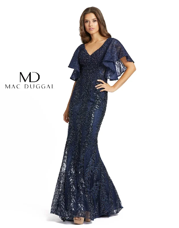 Maternity dress for a baby's first visit to the orchard Mac Duggal Long Formal Short Sleeve Lace Dress Maternity dress for a baby's first visit to the orchard Mac Duggal Long Formal Short Sleeve Lace Dress