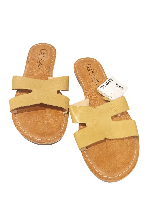 Mustard Mule Sandals