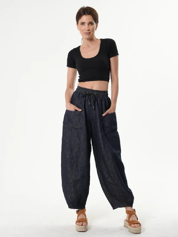 Plus Size Women's Snake - Print Tight Trousers in Brown and Black for a Bold Fashion StatementCasual Denim Pants With Linen Plus Size Women's Snake - Print Tight Trousers in Brown and Black for a Bold Fashion StatementCasual Denim Pants With Linen