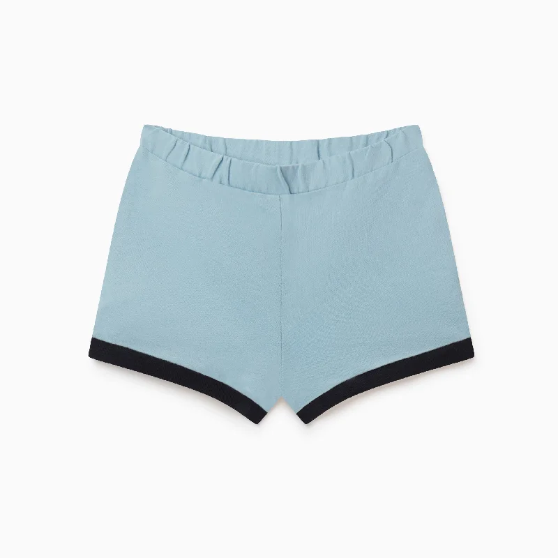 High - Waisted Women's Leather Tight Trousers in Black for a Rock - Chic LookColourblock Shorts