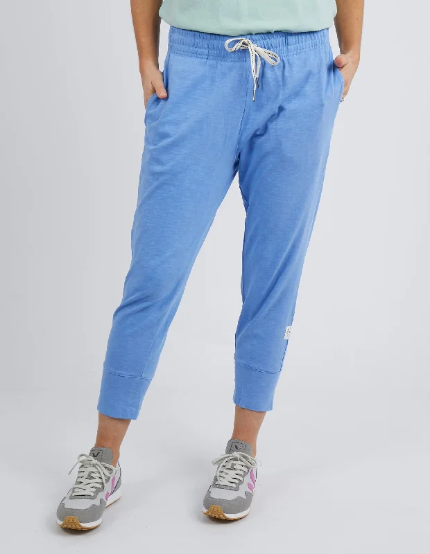 Plus Size Women's Sheer Tight Trousers in Nude for a Subtle and Stylish StatementElm Brunch Pant Cornflower Plus Size Women's Sheer Tight Trousers in Nude for a Subtle and Stylish StatementElm Brunch Pant Cornflower