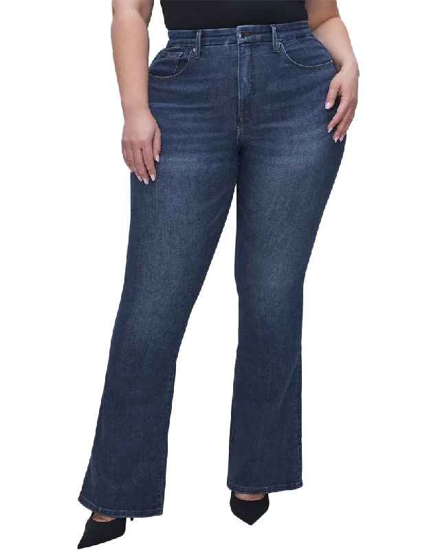 GOOD AMERICAN Good Classic Blue Bootcut Jean