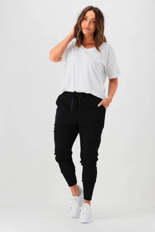 Women's Tight Trousers with Rhinestone Embellishments in Silver for a Sparkly LookShine On Label Stirling Full Length Stretch Jogger with Triangle Print Women's Tight Trousers with Rhinestone Embellishments in Silver for a Sparkly LookShine On Label Stirling Full Length Stretch Jogger with Triangle Print