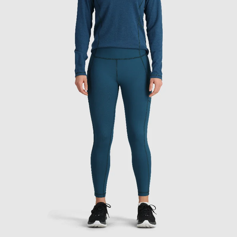 Women's Tight Trousers with Mesh Panels in Black for a Sexy and Modern AppearanceWomen's Melody 7/8 Leggings