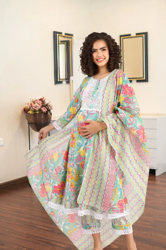 anti - bacteria odor resistant women nursing braAqua Green Maternity & Nursing Kurta + Bump Band Bottom + Dupatta (3 Pc) (100% Cotton) anti - bacteria odor resistant women nursing braAqua Green Maternity & Nursing Kurta + Bump Band Bottom + Dupatta (3 Pc) (100% Cotton)