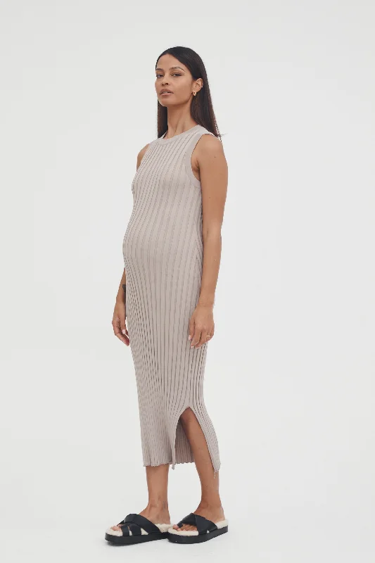 travel friendly women nursing braLuxe Shift Dress (Mocha) - FINAL SALE