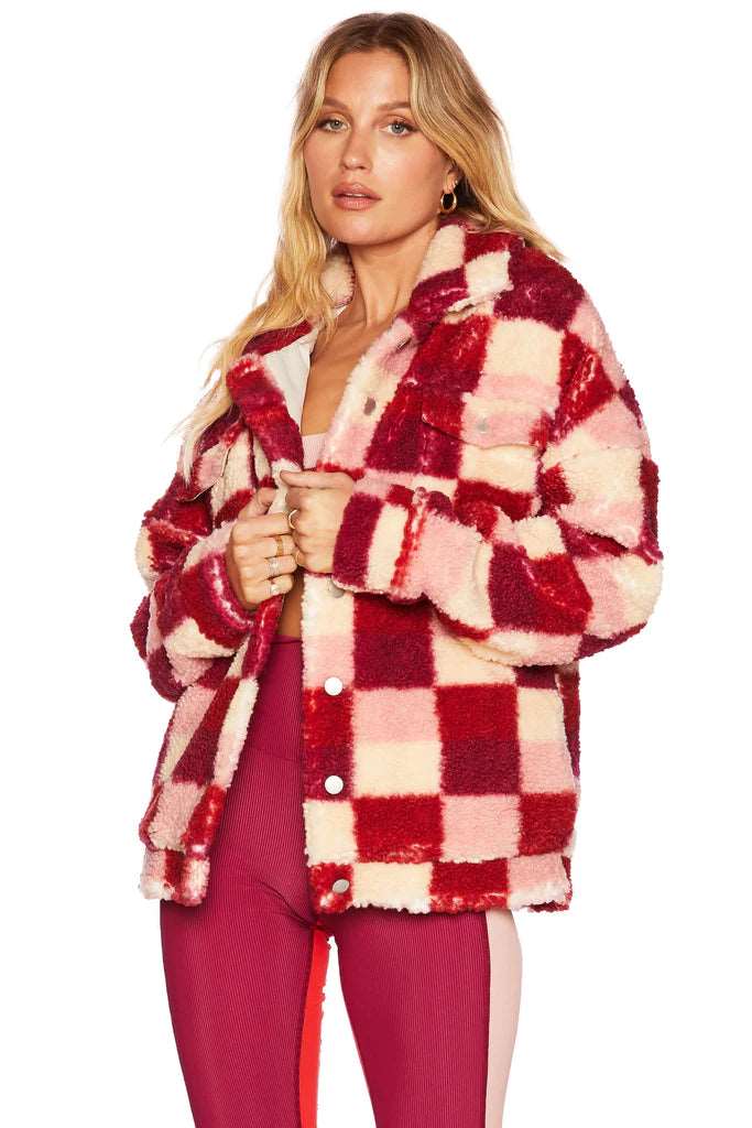 plus size friendly brand women bikini briefsBeach Riot Women's Laurie Jacket - Sangria Red Check plus size friendly brand women bikini briefsBeach Riot Women's Laurie Jacket - Sangria Red Check