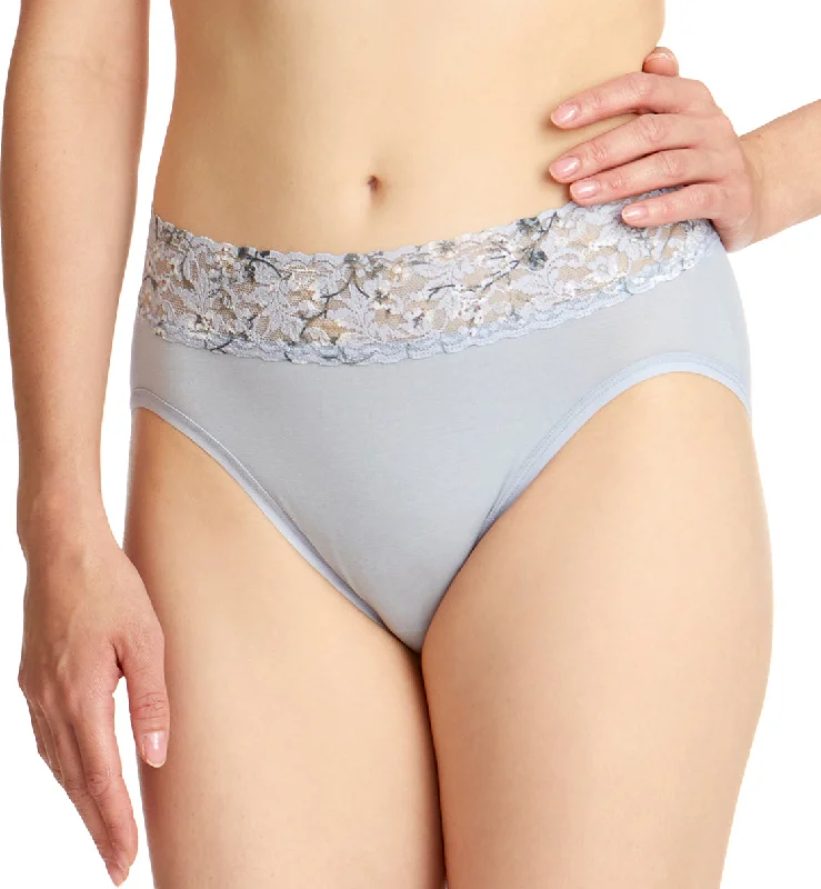 vintage style women bikini briefs for a retro charmHanky Panky Cotton-Spandex French Brief (892441) - Grey/Meadow vintage style women bikini briefs for a retro charmHanky Panky Cotton-Spandex French Brief (892441) - Grey/Meadow