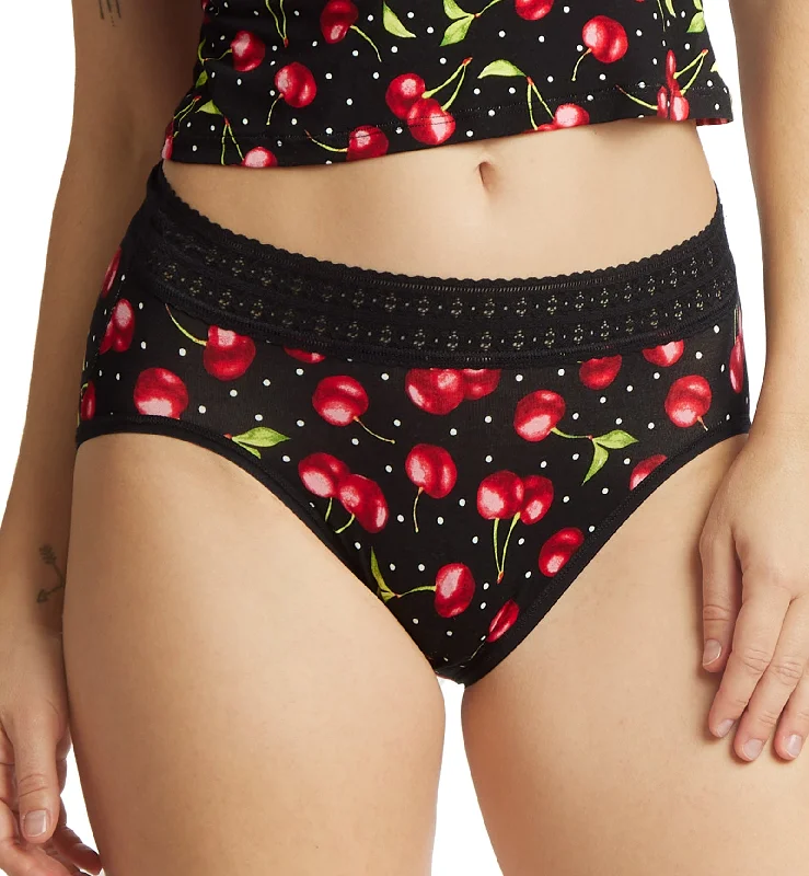 ruffled women bikini briefs for a playful styleHanky Panky DreamEase Printed French Brief (PR682464) - Cherry Bomb ruffled women bikini briefs for a playful styleHanky Panky DreamEase Printed French Brief (PR682464) - Cherry Bomb