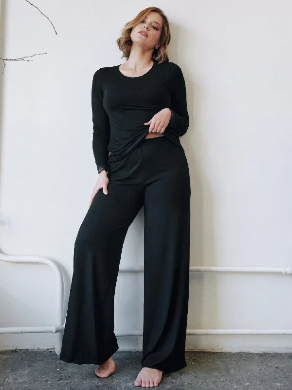 high cut women lingerie for a leg - lengthening effectLounge Pants