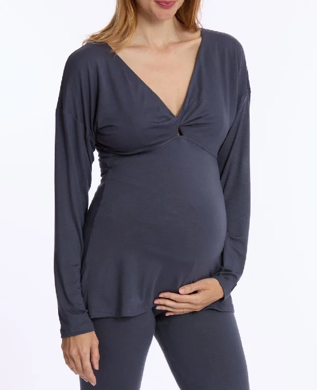 sleep - friendly easy - access women nursing braMaternity and Nursing Long Sleeve T-Shirt Louna sleep - friendly easy - access women nursing braMaternity and Nursing Long Sleeve T-Shirt Louna