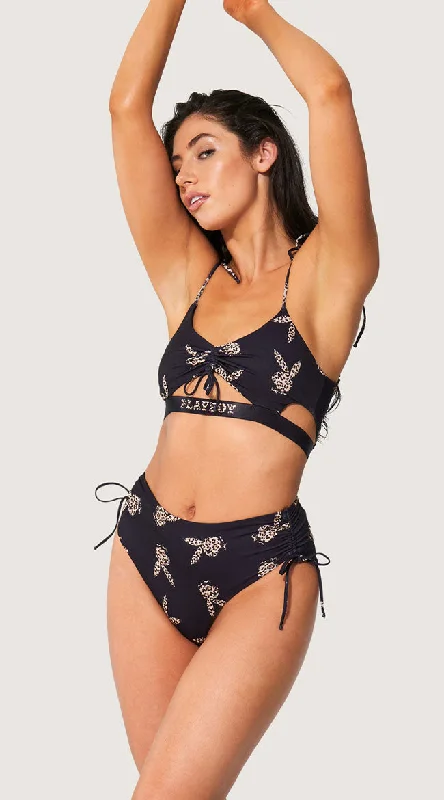 convertible women bikini briefs with removable strapsPlayboy Peekaboo Leopard Bikini convertible women bikini briefs with removable strapsPlayboy Peekaboo Leopard Bikini