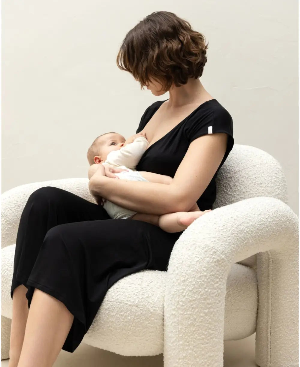 hand wash only women nursing braPregnancy and nursing tunic Origin Black