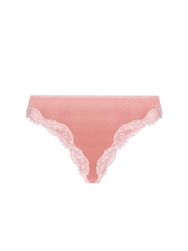 anniversary women lingerie gifts for a special momentSplendeur Soie Pink Italian Brief