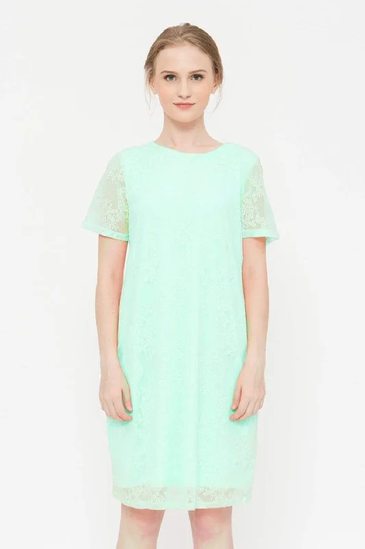 plus size front closure women nursing braCatriona Full Lace Short Sleeve Nursing Dress Mint