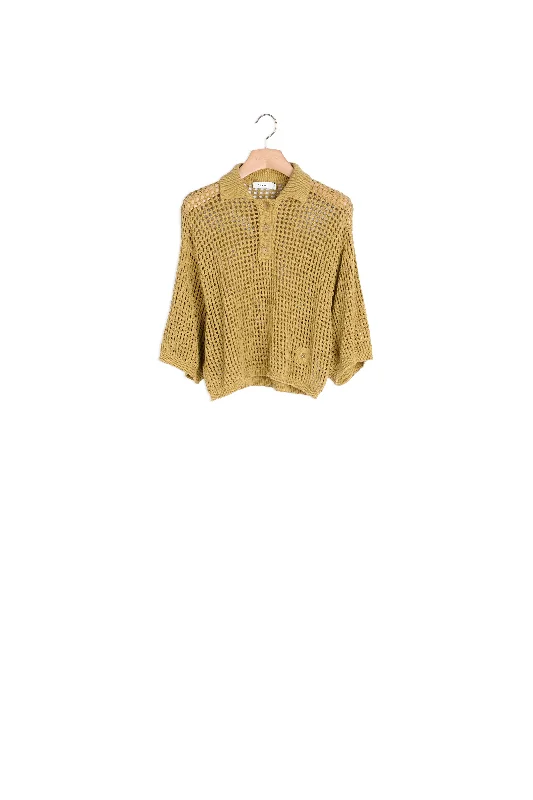 plus size women cardigan for comfortable layeringPull court en maille résille