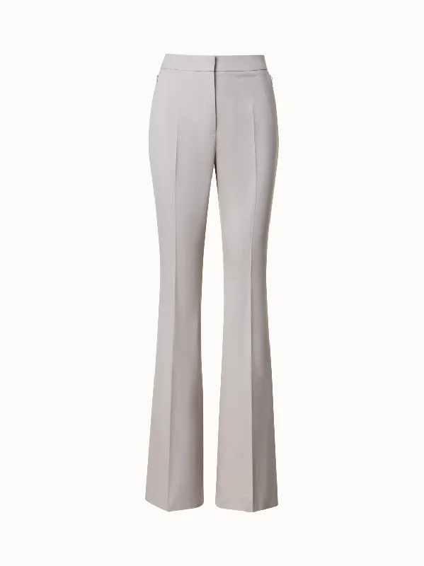 Plus Size Women's Drawstring - Waist Loungewear Pants in Soft FabricsCotton Double-Face Bootcut Pants Plus Size Women's Drawstring - Waist Loungewear Pants in Soft FabricsCotton Double-Face Bootcut Pants