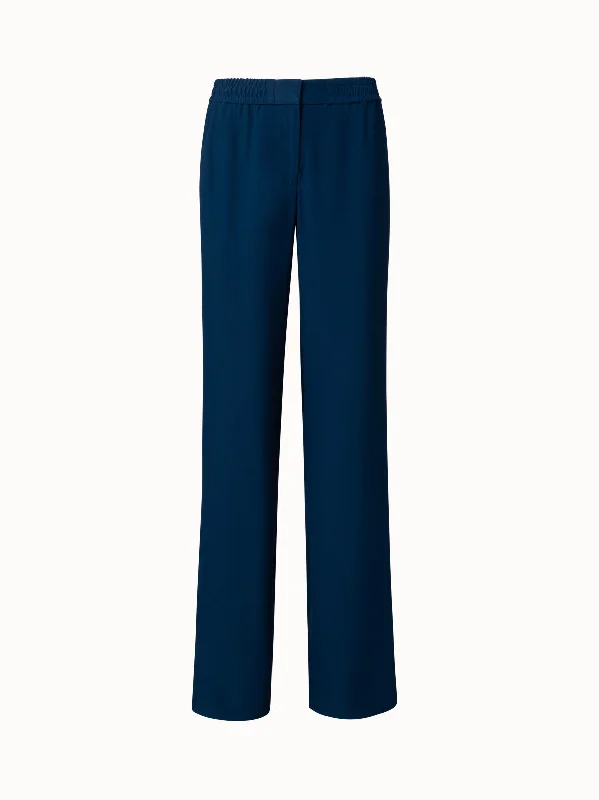 Flare Leg Women's Satin Trousers for a Glamorous Night OutMarla Sraight Leg Viscose Blend Pants with Side Stripe Detail Flare Leg Women's Satin Trousers for a Glamorous Night OutMarla Sraight Leg Viscose Blend Pants with Side Stripe Detail