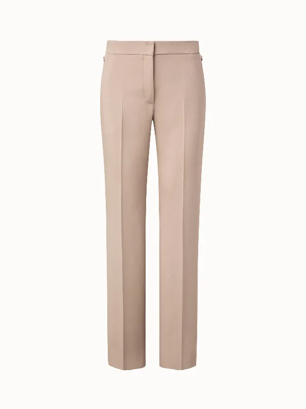 Plus Size Women's Elastic - Waist Culottes in Earth TonesStraight Leg Pant in Silk Plus Size Women's Elastic - Waist Culottes in Earth TonesStraight Leg Pant in Silk