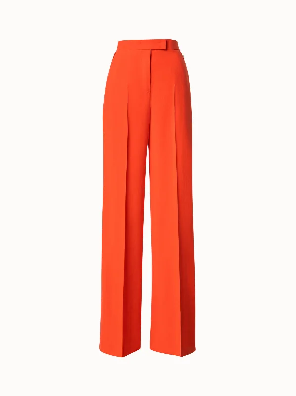 Straight - Leg Women's Vegan Leather Pants for a Chic LookSilk Gabardine Wide Leg Pants Straight - Leg Women's Vegan Leather Pants for a Chic LookSilk Gabardine Wide Leg Pants