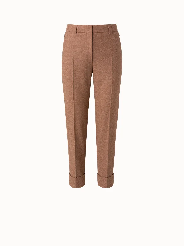 Straight - Leg Women's Vegan Leather Pants for a Chic LookTapered Wool Stretch Flannel Pants Straight - Leg Women's Vegan Leather Pants for a Chic LookTapered Wool Stretch Flannel Pants