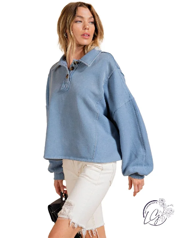 Plus Size Women's Off - Shoulder Ruffled Hem Sweater in Pink for a Feminine and Flirty LookUrban Ease Henley Pullover Plus Size Women's Off - Shoulder Ruffled Hem Sweater in Pink for a Feminine and Flirty LookUrban Ease Henley Pullover