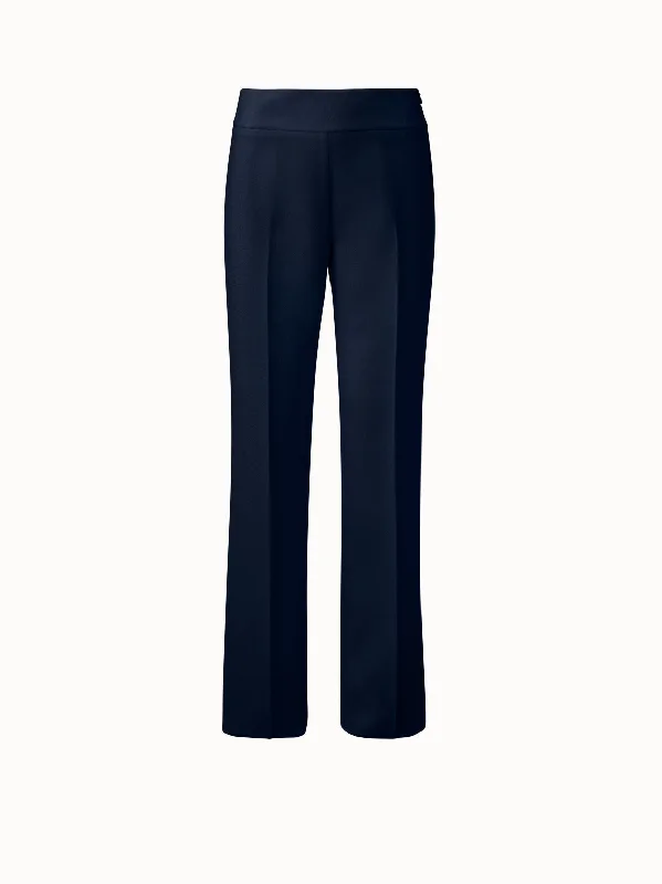 Capri Length Women's Printed Yoga Pants for Workout SessionsWool Double-Face Straight Leg Pants Capri Length Women's Printed Yoga Pants for Workout SessionsWool Double-Face Straight Leg Pants