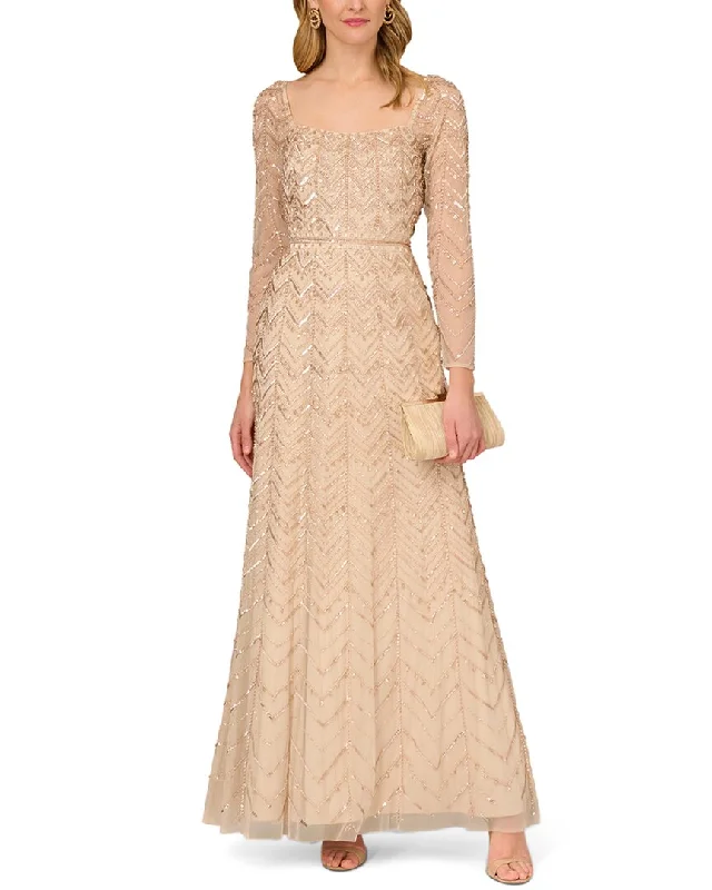 Empire Waist Women Dress to Accentuate the Bust and Conceal the Waist Empire Waist Women Dress to Accentuate the Bust and Conceal the Waist Aidan Mattox Fully Beaded Long Dress Empire Waist Women Dress to Accentuate the Bust and Conceal the Waist Empire Waist Women Dress to Accentuate the Bust and Conceal the Waist Aidan Mattox Fully Beaded Long Dress