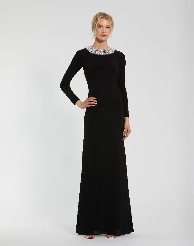 Mermaid - Style Women Dress with a Fitted Silhouette for Special Occasions Mermaid - Style Women Dress with a Fitted Silhouette for Special Occasions Mac Duggal 49951 Mermaid - Style Women Dress with a Fitted Silhouette for Special Occasions Mermaid - Style Women Dress with a Fitted Silhouette for Special Occasions Mac Duggal 49951