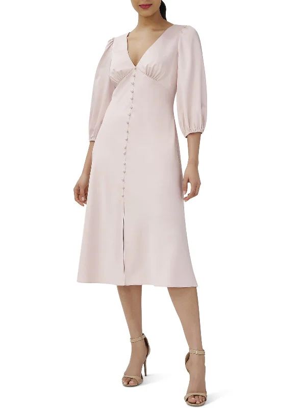 Mermaid - Style Women Dress with a Fitted Silhouette for Special Occasions Mermaid - Style Women Dress with a Fitted Silhouette for Special Occasions Womens Satin Midi Fit & Flare Dress Mermaid - Style Women Dress with a Fitted Silhouette for Special Occasions Mermaid - Style Women Dress with a Fitted Silhouette for Special Occasions Womens Satin Midi Fit & Flare Dress