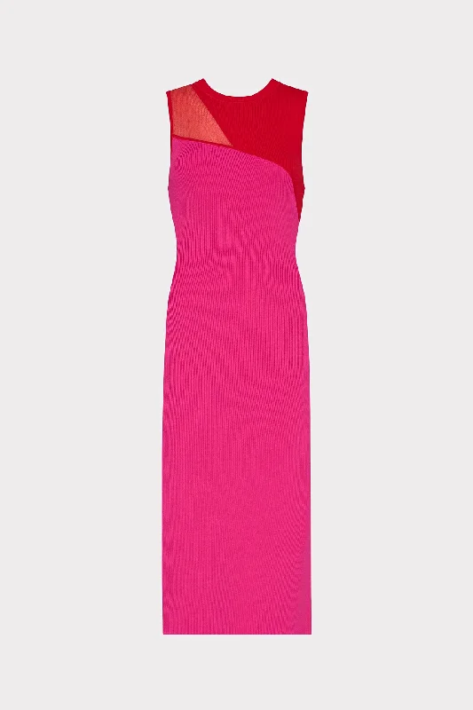 Velvet midi dresses in jewel tones for a glamorous winter eventKyle Color Block Knit Midi Dress Velvet midi dresses in jewel tones for a glamorous winter eventKyle Color Block Knit Midi Dress