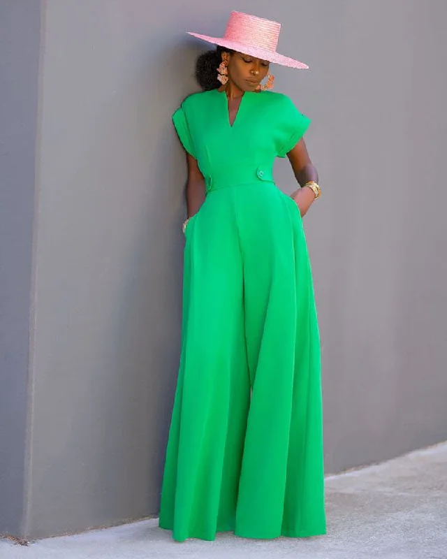Midi dresses with one - shoulder designs for a modern and asymmetric styleUrban Cap Sleeve Jumpsuit/Dress Midi dresses with one - shoulder designs for a modern and asymmetric styleUrban Cap Sleeve Jumpsuit/Dress