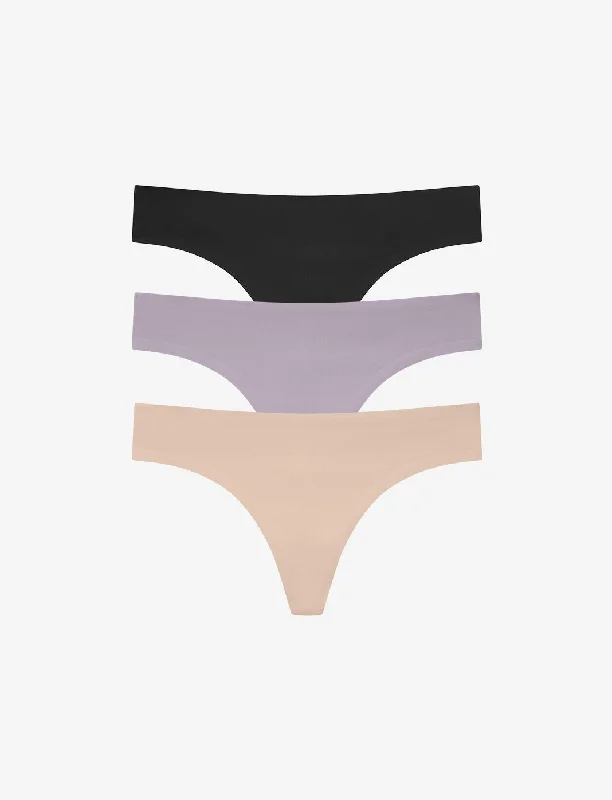 Women's nursing bras with easy - access clipsComfortStretch Thong 3 Pack Box
