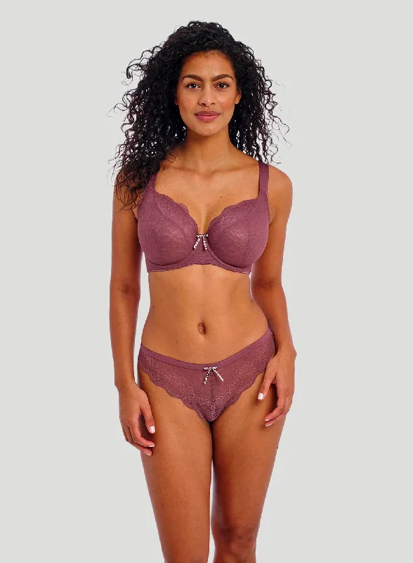 Women's polka - dot brasFreya: Freya Fancies Underwired Balcony Bra Iced Mocha