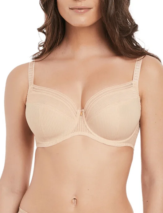 Women's balconette bras with lace trimFusion