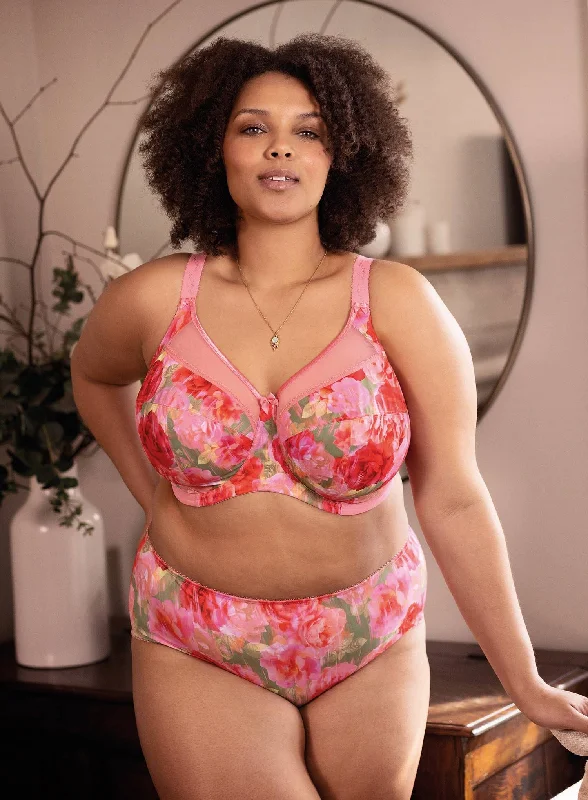 Women's bras with a slimming effectGoddess: Kayla Banded Underwired Bra Rose Garden