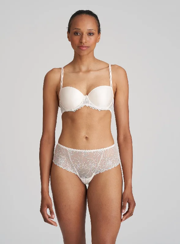Women's sports bras with a racerback designMarie Jo: Jane Padded Balcony Bra Boudoir Cream