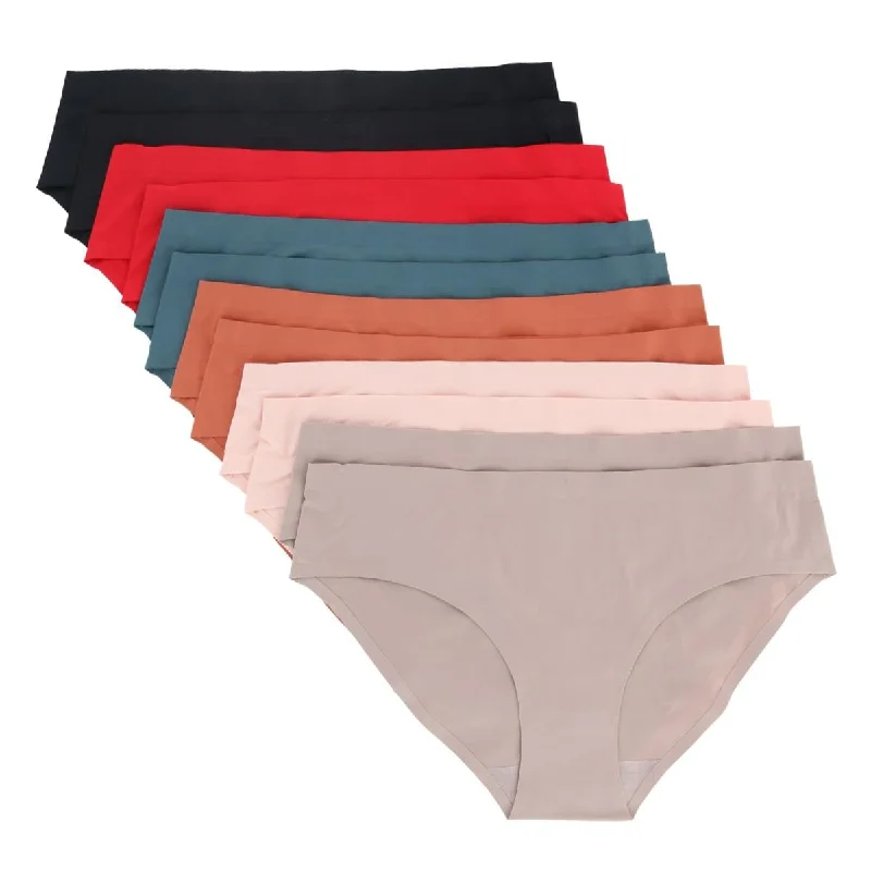 Women's floral - patterned brasMopas Women's No Show Bikini Panty Assorted (12 Pack) Women's floral - patterned brasMopas Women's No Show Bikini Panty Assorted (12 Pack)