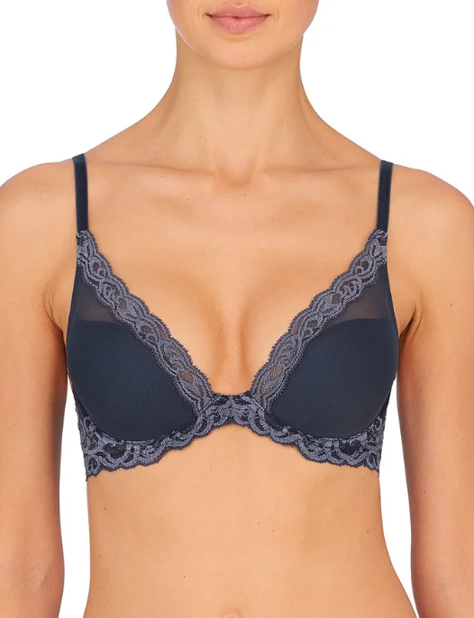 Women's bras using a bamboo fiber liningFeathers Contour Plunge