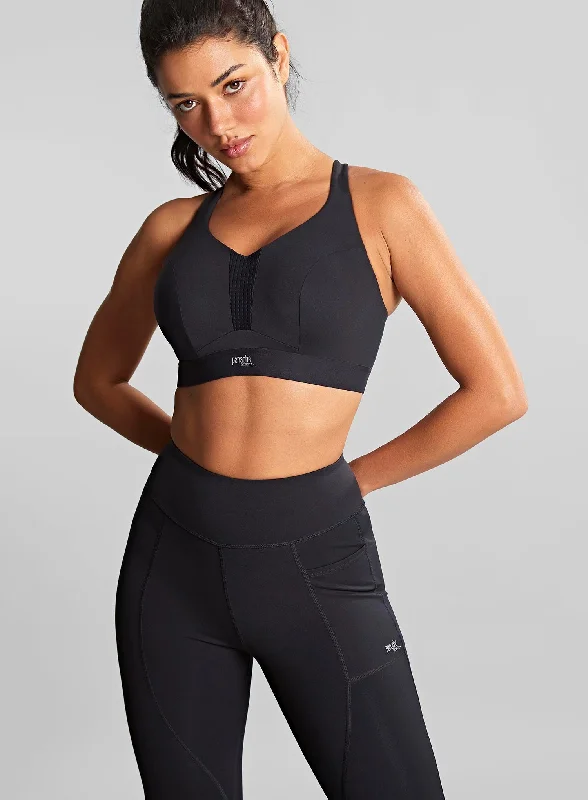 Women's demi - cup bras for a sexy lookPanache Sport: Endurance Non Padded Wired Sports Bra Black Women's demi - cup bras for a sexy lookPanache Sport: Endurance Non Padded Wired Sports Bra Black
