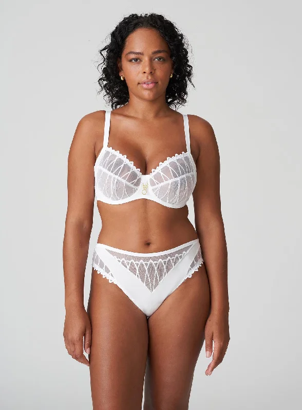 Women's bras with a silk blend for luxuryPrimaDonna: Arthill Full Cup Bra White